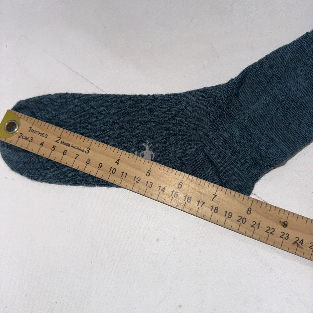 Smartwool Full Cushion Boot Socks Blue /‎ Green Wool Blend Unisex Socks UNSIZED